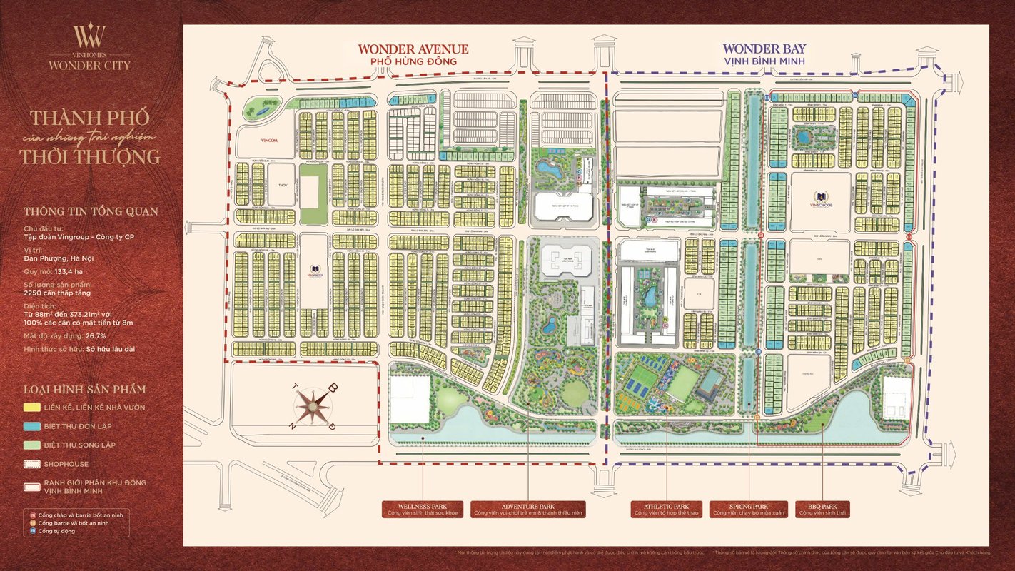 Vinhomes Wonder City – Thành phố của những trải nghiệm Thời thượng